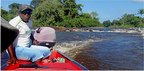 Blankie, rapids, Surinameriver